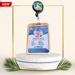 Retractable RCM ID Card Holder - Metal Clip