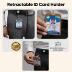 Retractable RCM ID Card Holder - Metal Clip - Image 4