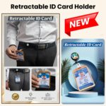 Retractable RCM ID Card Holder - Metal Clip - Image 6